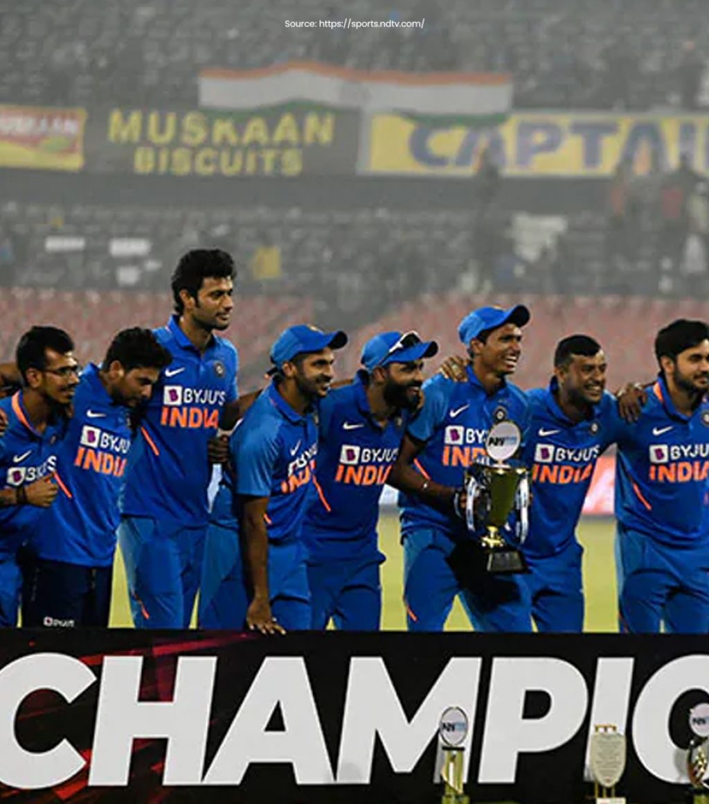 Indian Cricket Team Banner